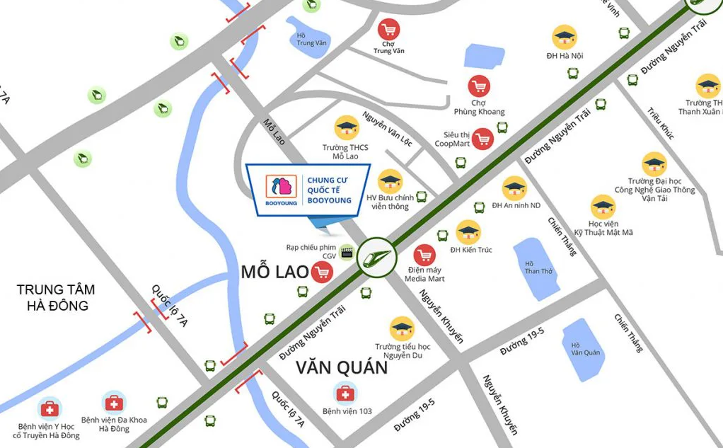 vị trí dự án booyoung vina