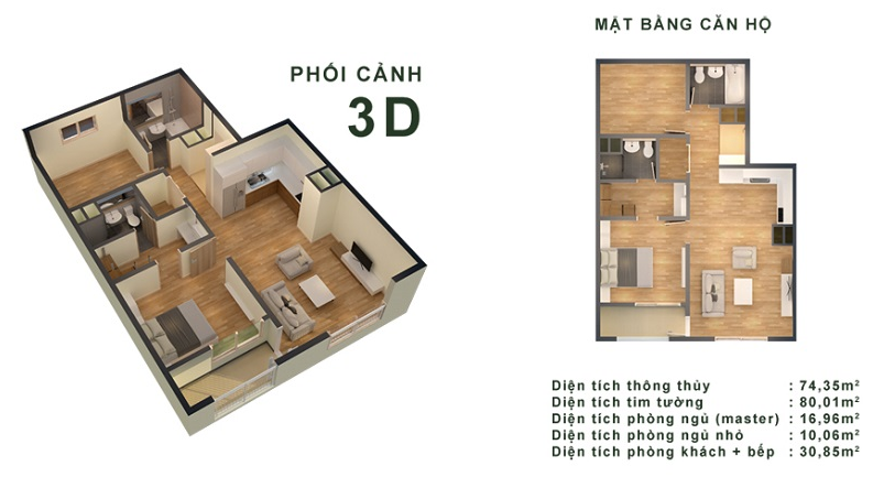 thiết kế chung cư booyoung vina