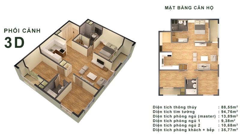 thiết kế chung cư booyoung vina
