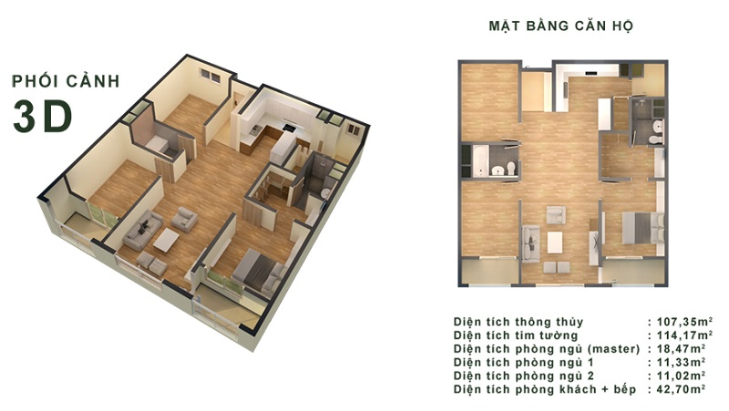 thiết kế chung cư booyoung vina