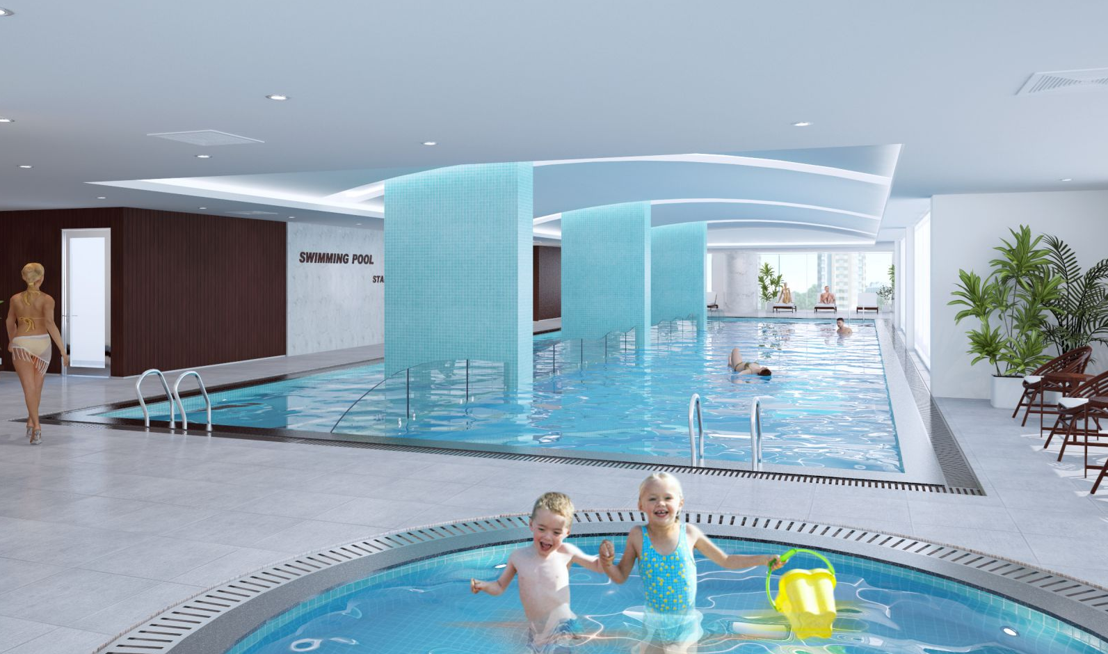 bể bơi chung cư FLC Star Tower