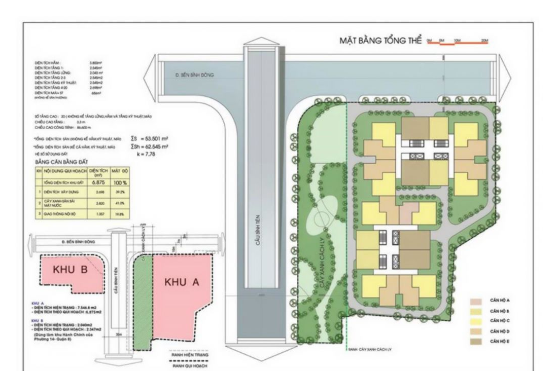 mặt bằng tổng thể Grande Park