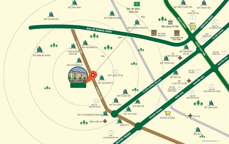 vị trí chung cư ICID Complex