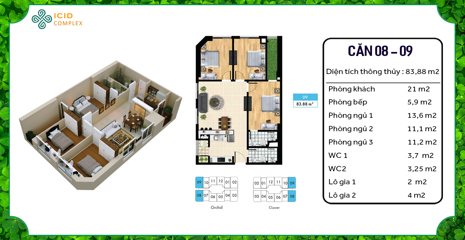 thiết kế chung cư ICID Complex
