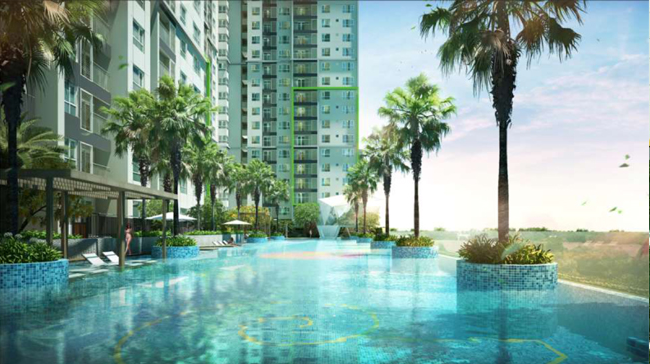 bể bơi vô cực chung cư seasons avenue