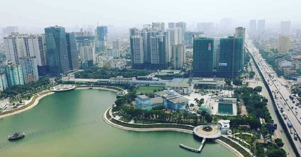 hồ điều hòa  Công viên Thanh Xuân