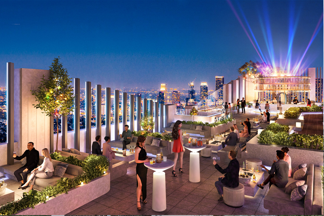 Vườn thượng uyển chung cư tháp đôi Kepler Land Mỗ Lao Hà Đông