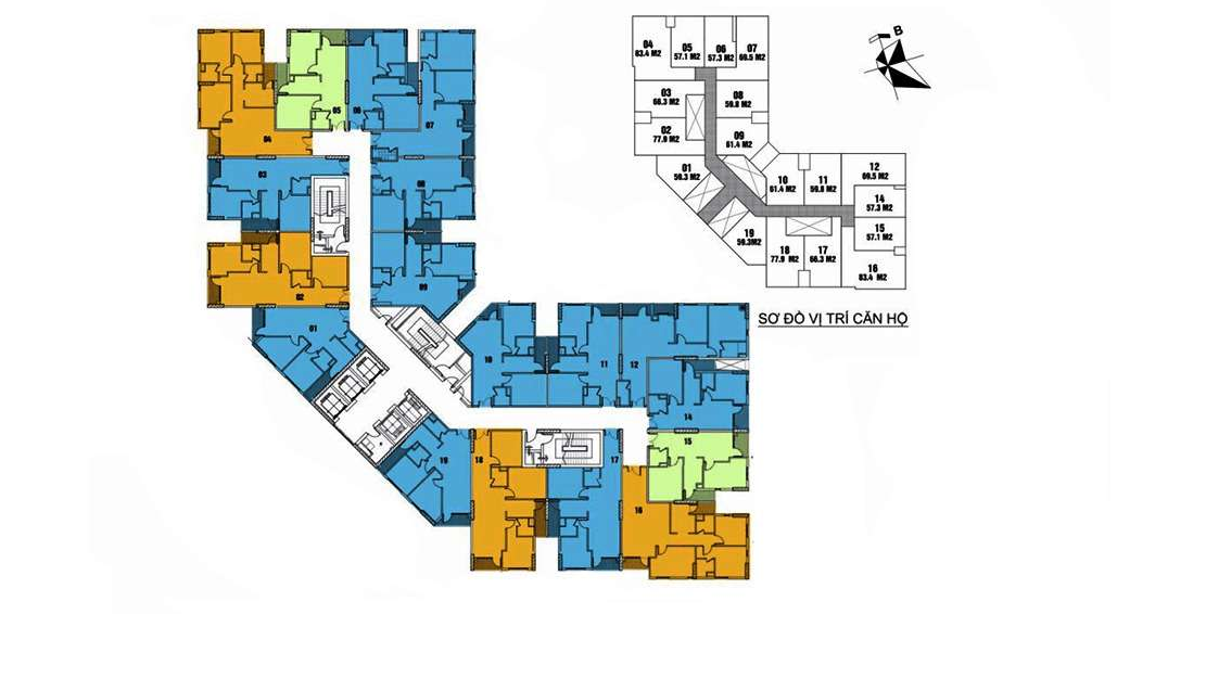 thiết kế căn hộ tòa M1